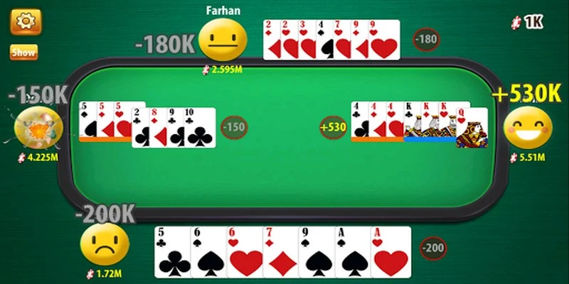 Cách tính điểm của game bài Tiến Lên miền Bắc rất dễ hiểu